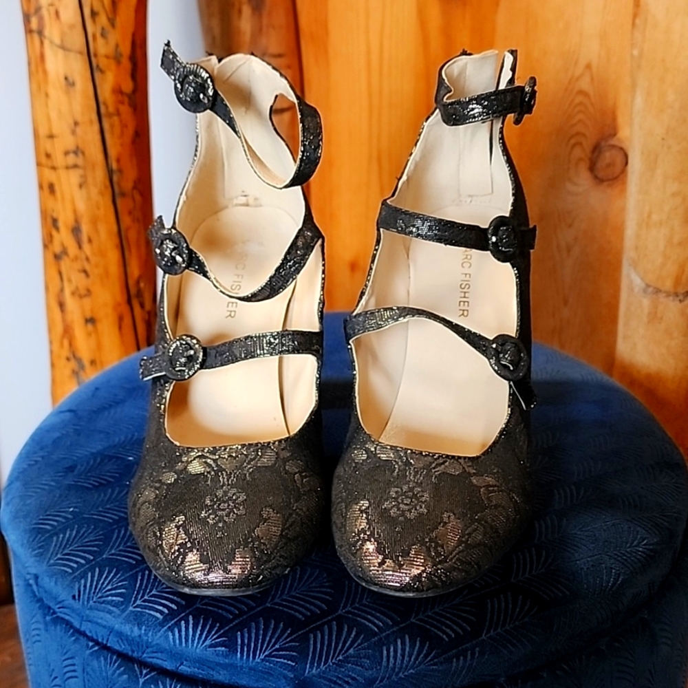 Marc Fisher strappy heels